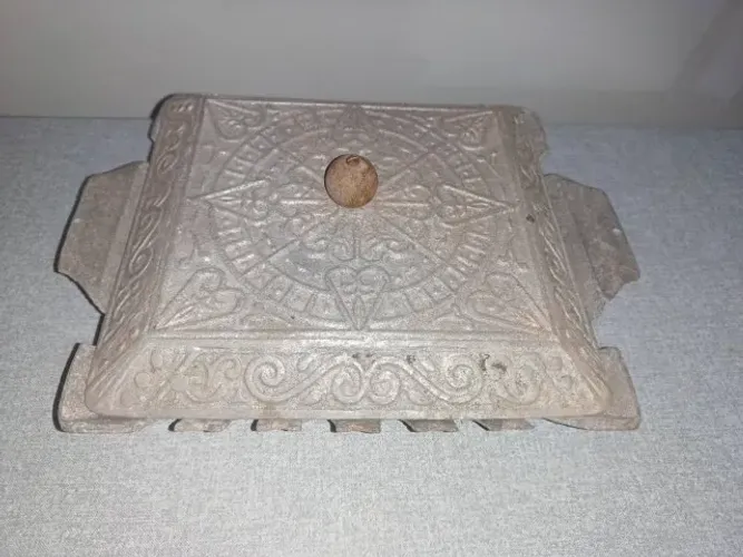 antiga churrasqueira para uso na boca de fogão a gás