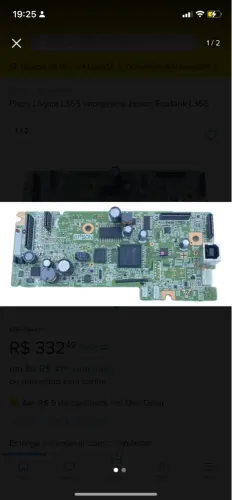 Placa Lógica L355 Impressora Epson Ecotank L355