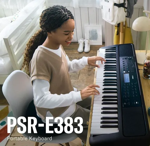Teclado Yamaha PSR-E383 - Novo com nota fiscal