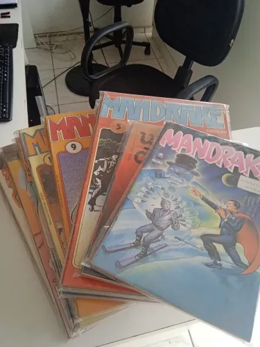 Revistas Mandrake - Coleção rara Completa globo 1-36