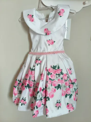 Vestido festa infantil (veste 1 e 2 anos)