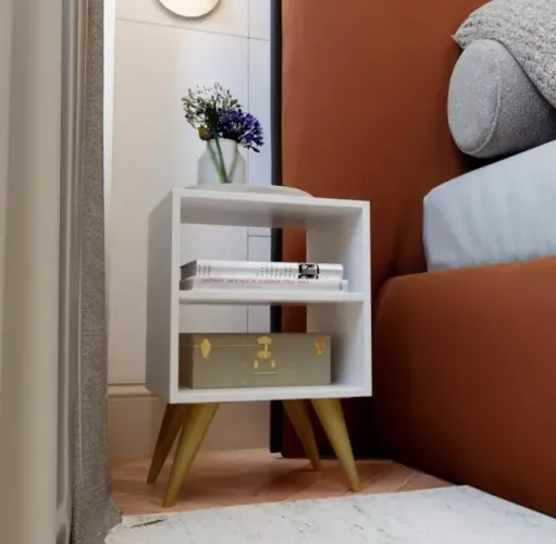 (NOVO) Mesa de Cabeceira Nicho para Quarto
