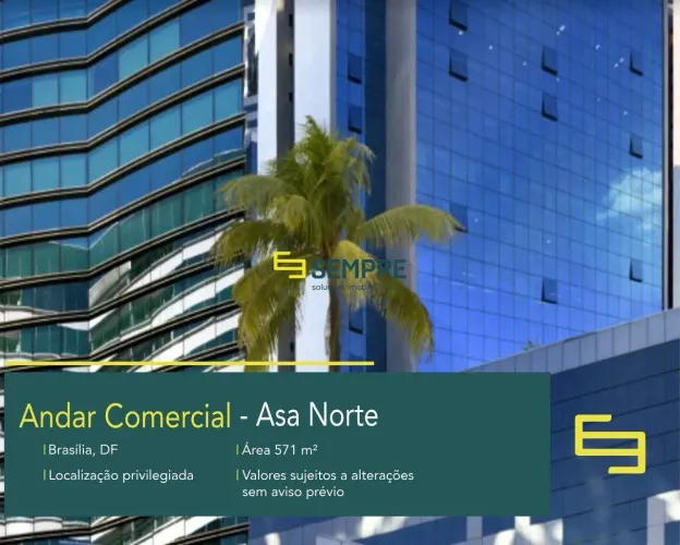 Andar para alugar em Brasília - Edifício SHN - Asa Norte