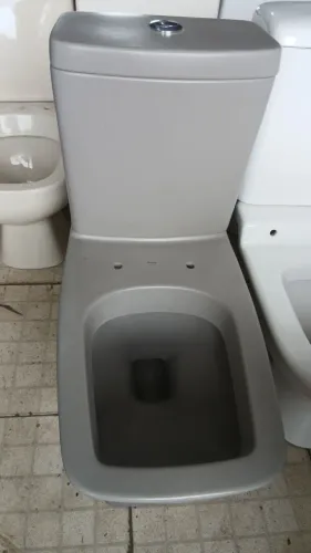 Vaso incepa Cinza Chumbo 2 estações + Jato plus