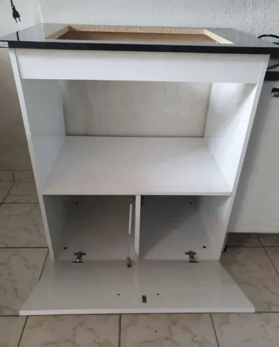 Balcão branco para cooktop (sem fogão) peça nova com garantia