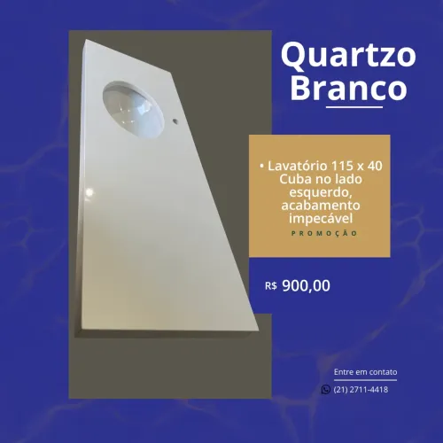 Lavatório em Quartzo