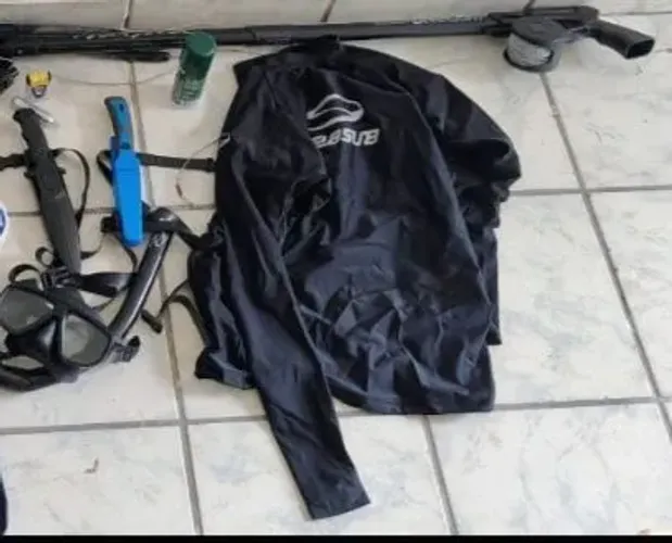 Kit de pesca submarina e mergulho