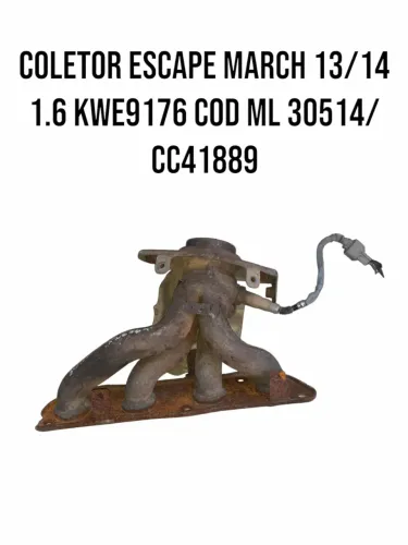 Coletor Escape March 13/14 1.6 Kwe9176 Cod Ml 30514/ Cc41889