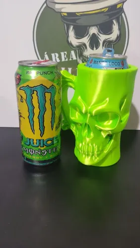 Caneca Caveira para Monster - Suporte