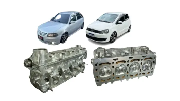 Cabeçote Volkswagen Gol 1.0 8v Flex Motor Power Ea111 Montado 2005 a 2014 (Base de Troca)