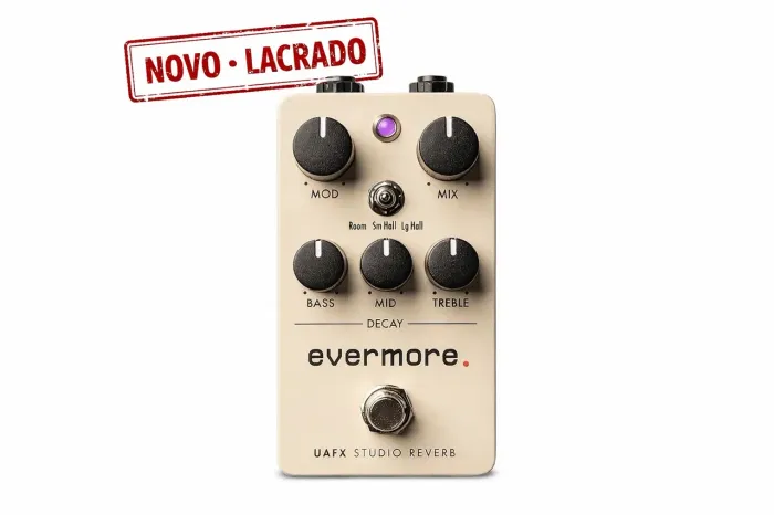 Pedal de Guitarra UAFX Evermore Studio Reverb - Universal Audio Novo ? Lacrado