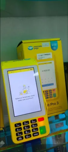 Máquina de Cartão Mercado Pago Point Pro3 por apenas 130 reais