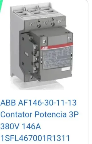 Contator ABB AF146-30-11-13 380V 146A