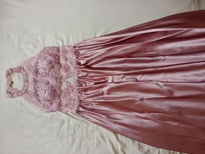 Vestido festa bordado mão