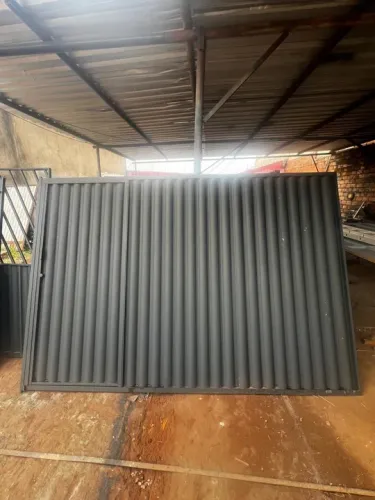 Portão modelo ondulado!