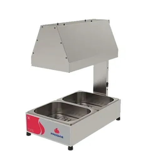 Conservador de Frituras 2 Cubas (2 Lâmpadas) PRCF-20 Progás