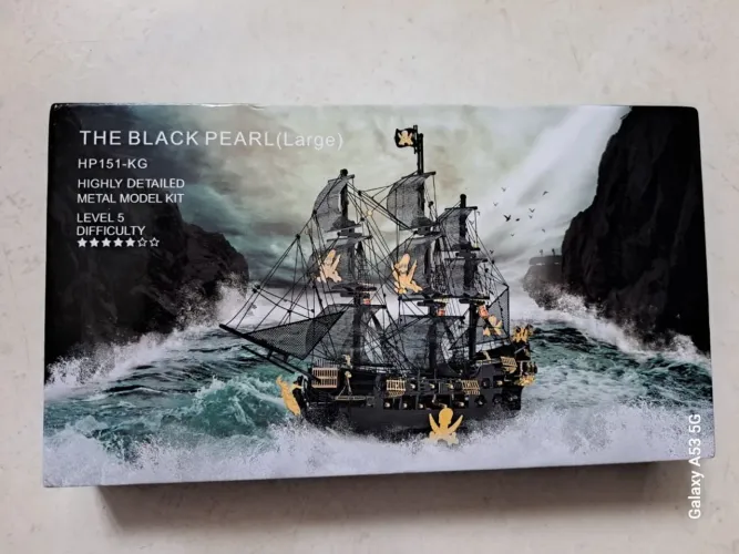 Kit Metal 3D The Black Pearl (Piratas do Caribe)- Nível 5