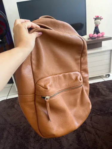 Mochila arredo couro