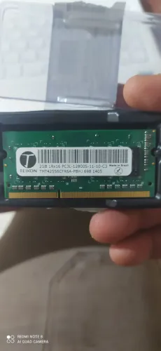Memória ram ddr3l 2gb 1600ghz aceito cartão
