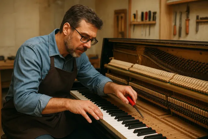 Concerto e afinação Piano e teclados