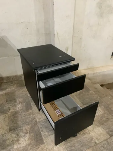 Gaveteiro de arquivo Preto para Organização