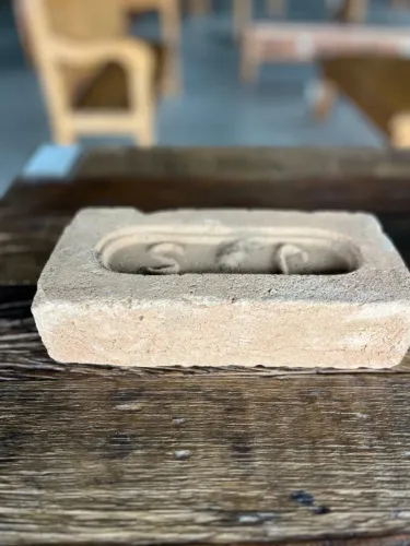 Tijolo de demolição 20x9x5cm