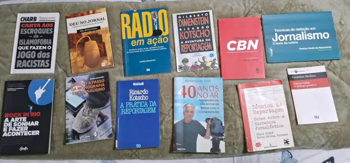 Livros Jornalismo e outros de comunicação em bom estado