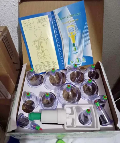 Kit de Ventosas Chinesas Completo para Cuidados com a Saúde