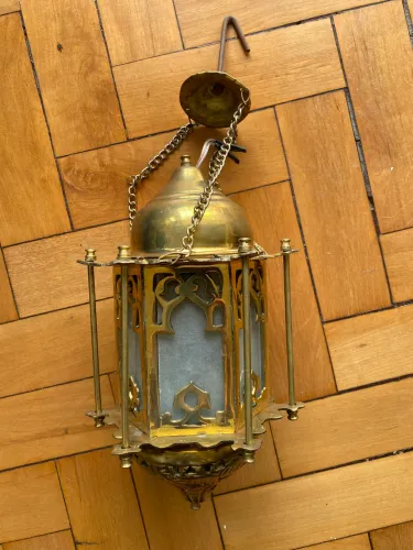 Luminária Marroquina em Bronze 