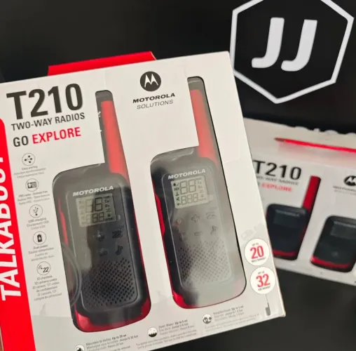 Radio Comunicador Motorola T210 Originais Lacrados Pronta Entrega Loja Física