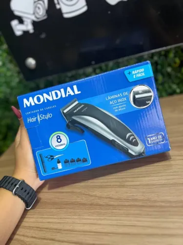 Maquininha de Corta Cabelo Mondial com Fio