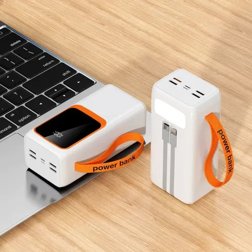 Power bank 50000mAh com carregamento turbo 22.W