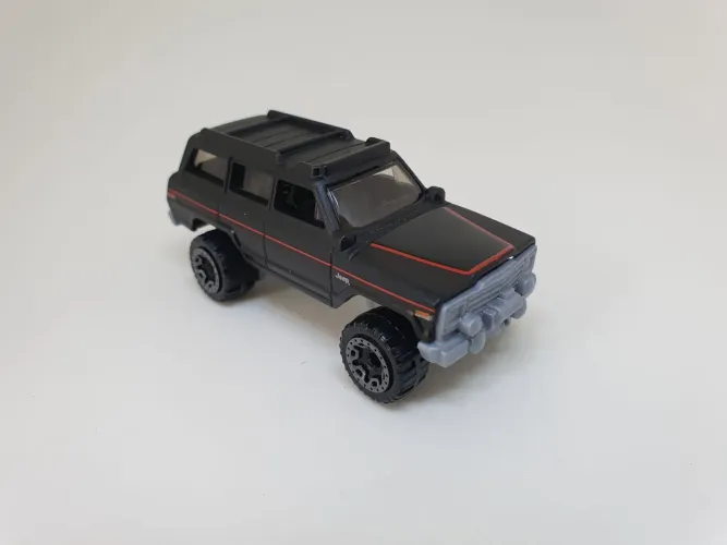 Hot Wheels Jeep Wagoneer preto