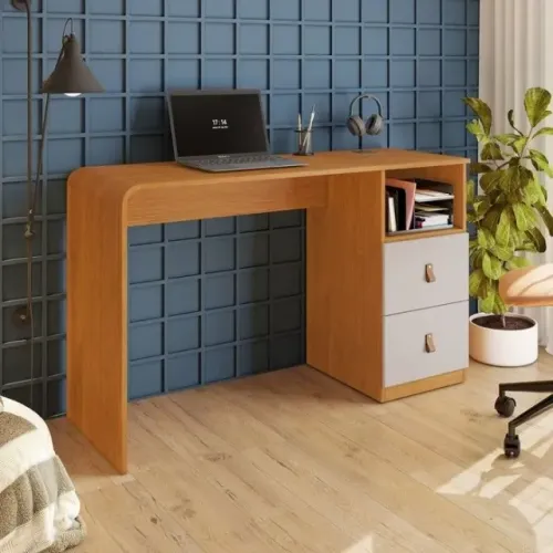 Escrivaninha Alice - Design Moderno e Compacto | Pronta Entrega | Pague na Entrega