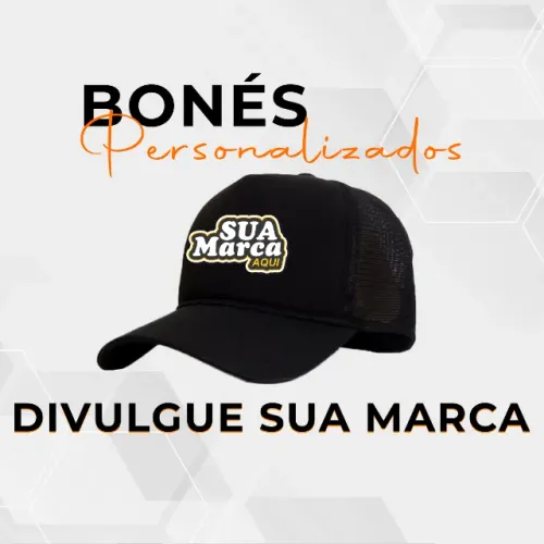 BONÉS PERSONALIZADOS COM SUA MARCA