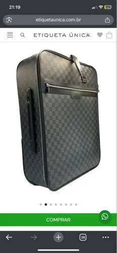 Mala Louis Vuitton Damier Graphite