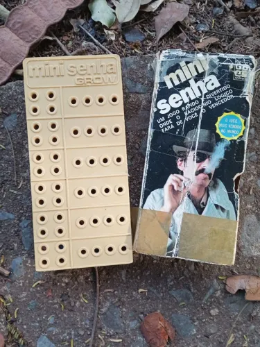 Antigo jogo Clássico Mini Senha Grow 1979 veja leia