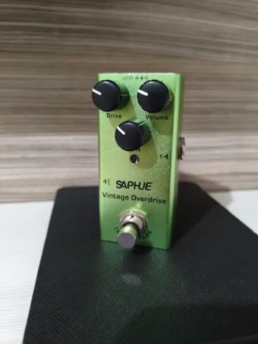 Pedal Saphue Vintage Overdrive (Tipo Tube Screamer) | Baixei p/ R$ 130!