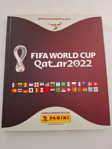 Album copa mundo 2022 incompleto capa dura