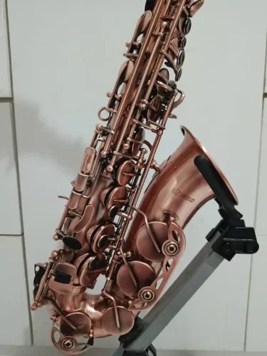 Saxofone Alto Cobreado Belíssimo- Novo- Garantia de 6meses- Envio para Todo Brasil