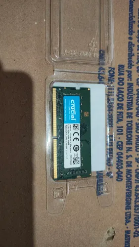 Memória Crucial DRDR4 4GB 2400Mhz SODIMM