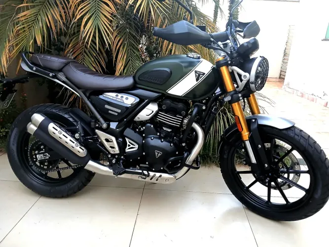 Triumph Scrambler 400x 2024/25 - Baixa Quilometragem Somente 1300km