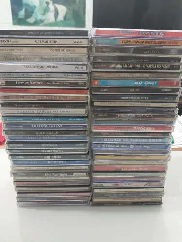 70 CDs Nacionais Originais Raros de Diversos Artistas.