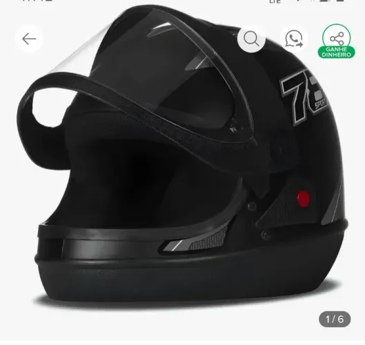 Capacete Fechado Automático Pro Tork Sport Moto 788