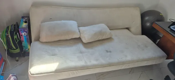 Sofá cama cor bege