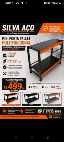 Bancada Mine porta palete