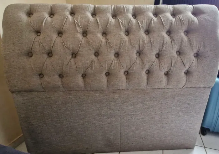 Cabeceira de Cama Casal em Linho