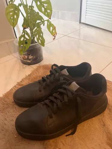 Tênis Masculino Preto Liso Actvitta Original - Tamanho 41/42 (Preto Total)