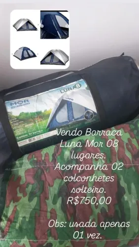 Barraca Mor Luna para 8 Pessoas - Excelente Estado