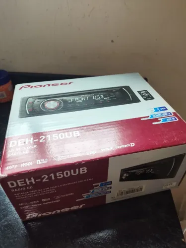 Rádio Pioneer DEH-2150UB Original - CD, USB e AUX - Com Caixa